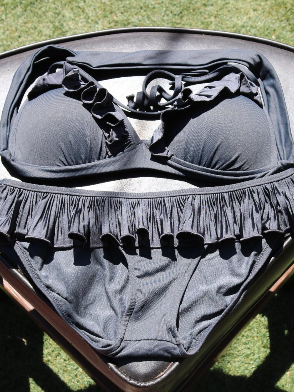 vintage Seafolly Australia ruffle bikini set - Picture 2 of 9